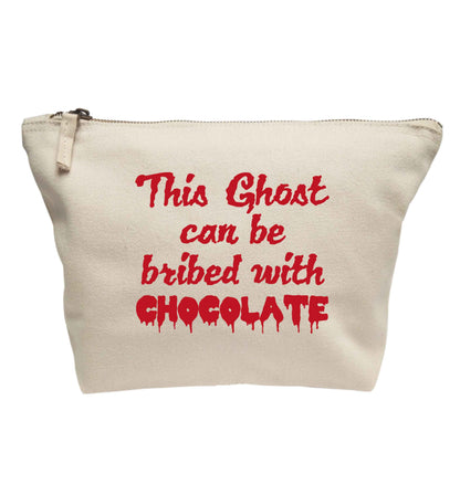 This ghost can be bribed with chocolate | Makeup / wash bag