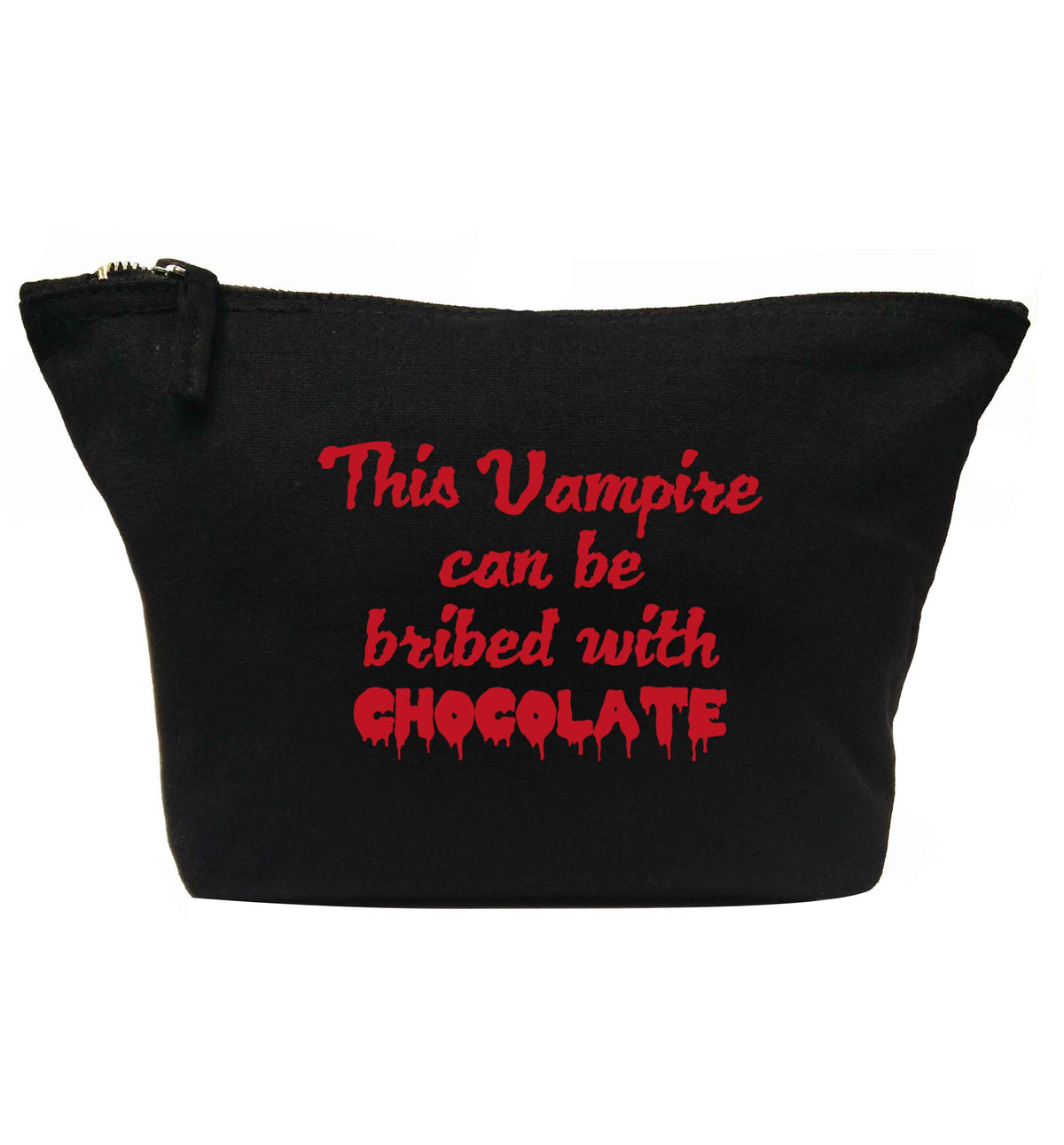 This vampire can be bribed with chocolate | Makeup / wash bag
