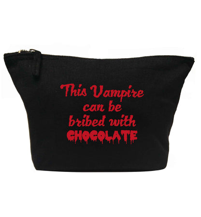 This vampire can be bribed with chocolate | Makeup / wash bag
