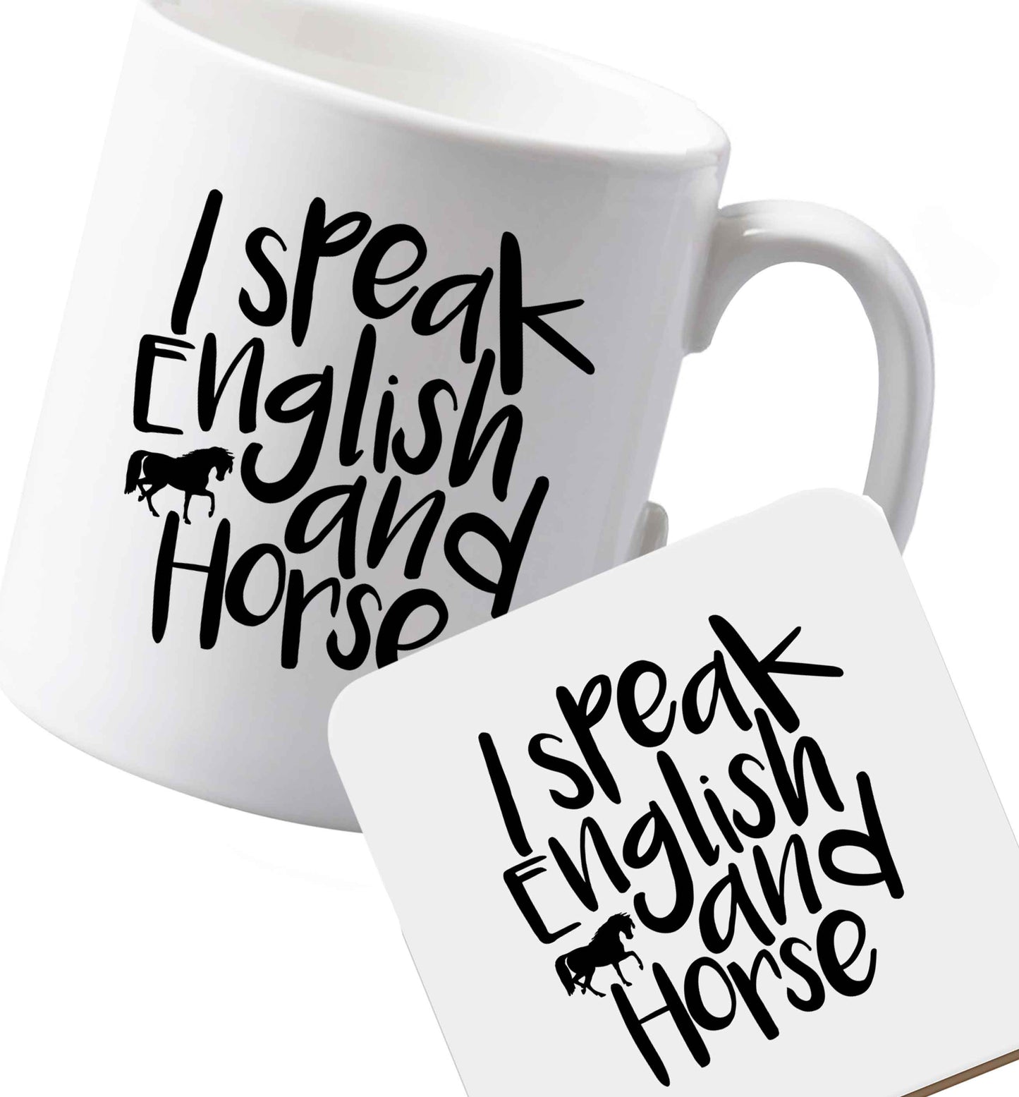 10 oz Ceramic mug and coaster Favourite Type Pan Pancake both sides