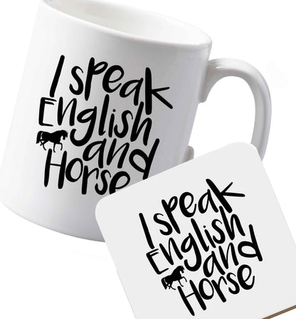10 oz Ceramic mug and coaster Favourite Type Pan Pancake both sides