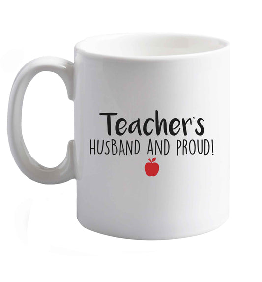 10 oz Favourite Type Pan Pancake ceramic mug right handed