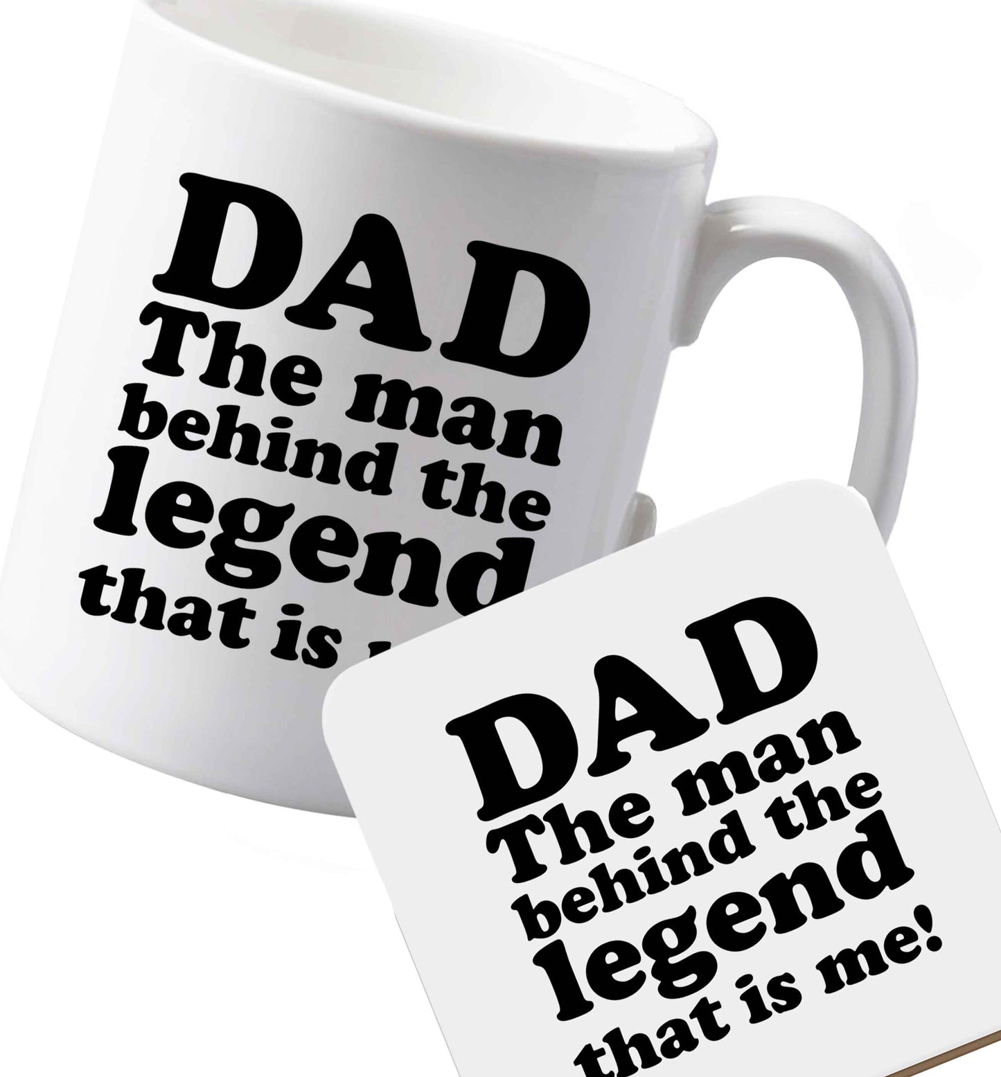 Dad the man behind the legend that is me | Ceramic Mug