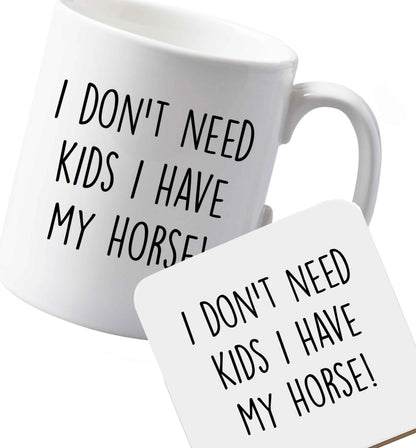10 oz Ceramic mug and coaster Favourite Type Pan Pancake both sides