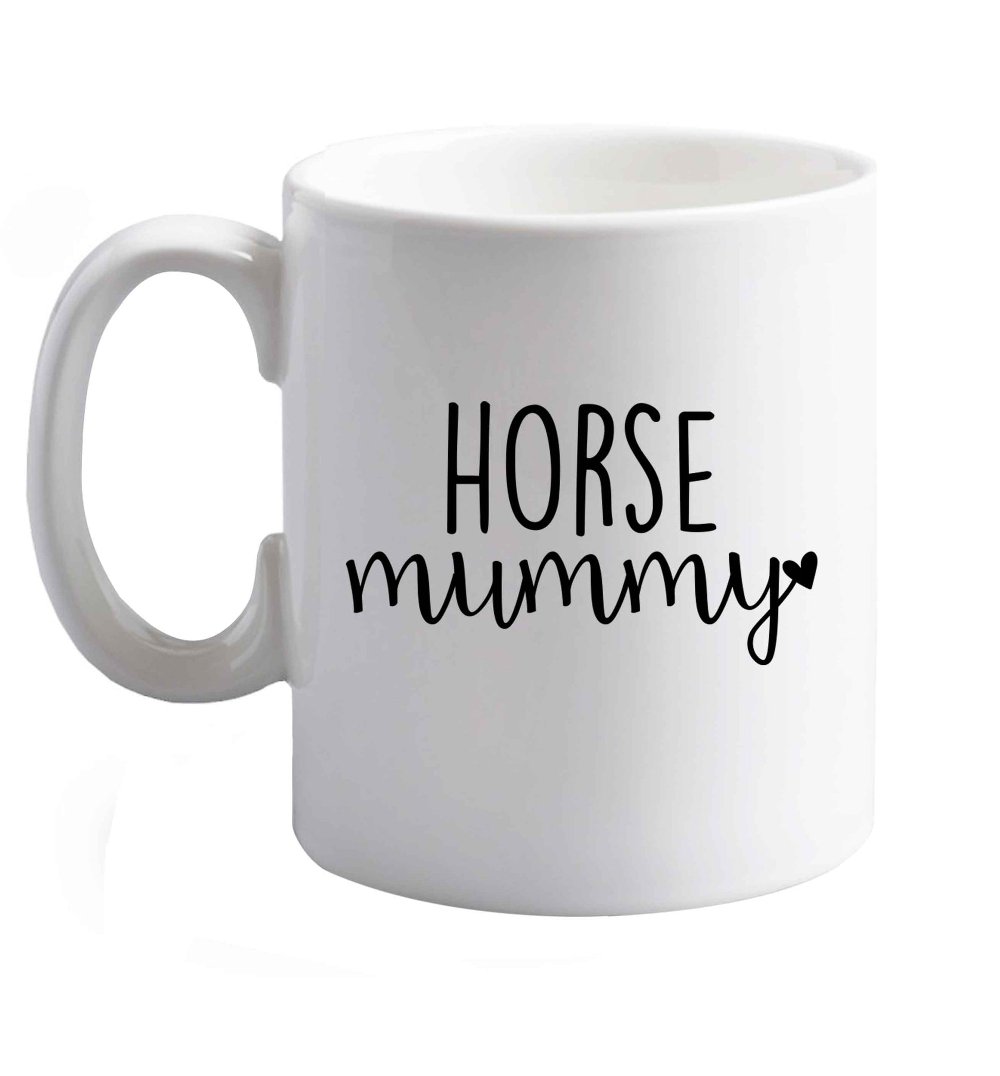 10 oz Favourite Type Pan Pancake ceramic mug right handed