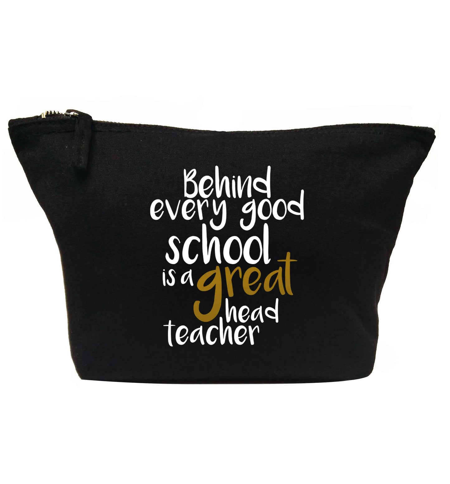 Behind every good school is a great head teacher | Makeup / wash bag