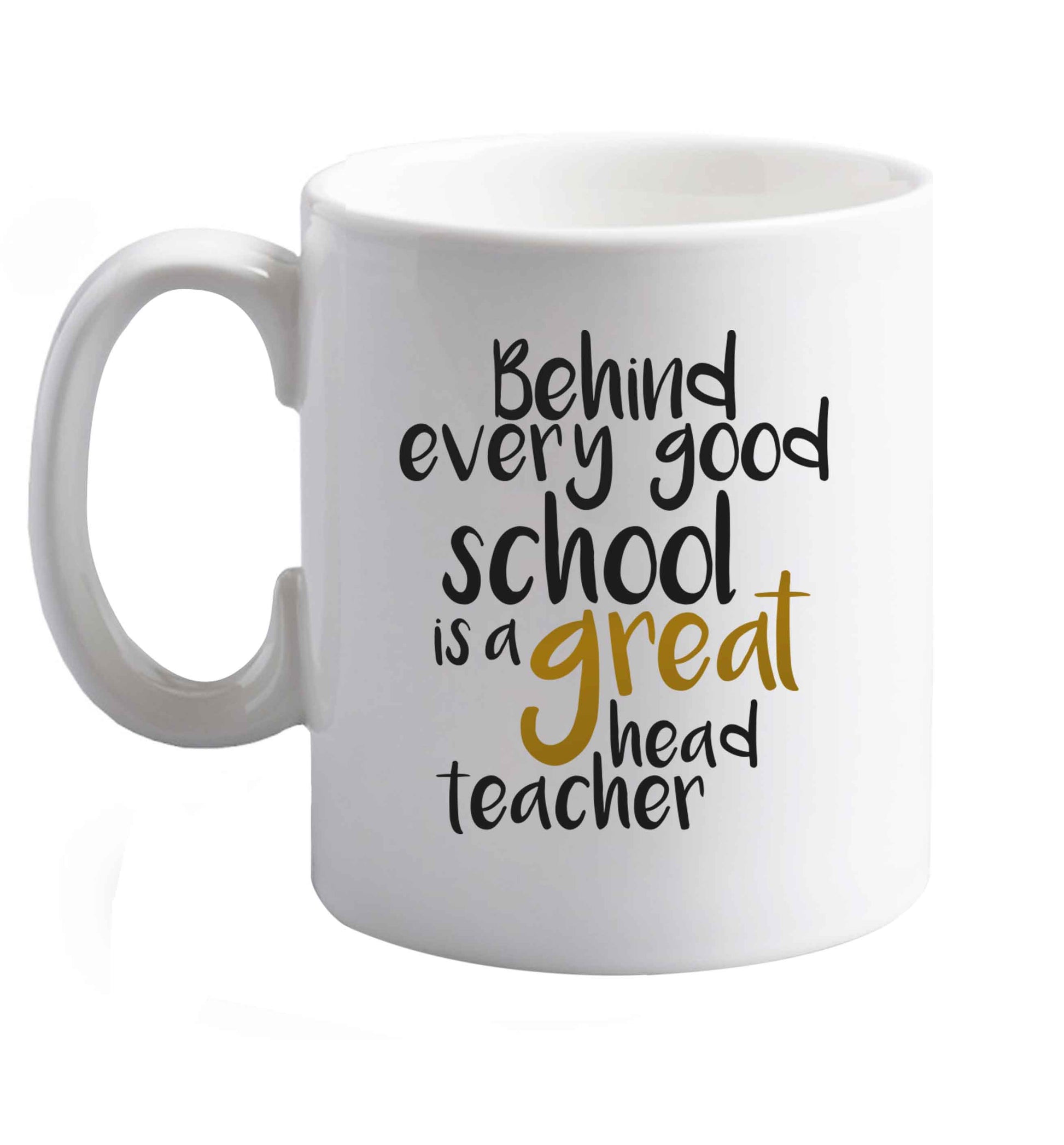 10 oz Favourite Type Pan Pancake ceramic mug right handed