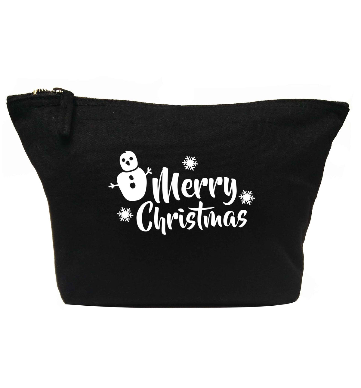Merry Christmas - snowman | Makeup / wash bag