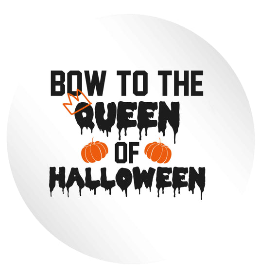 Bow to the Queen of halloween 24 @ 45mm matt circle stickers