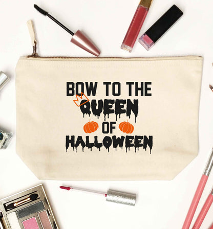 Bow to the Queen of halloween natural makeup bag