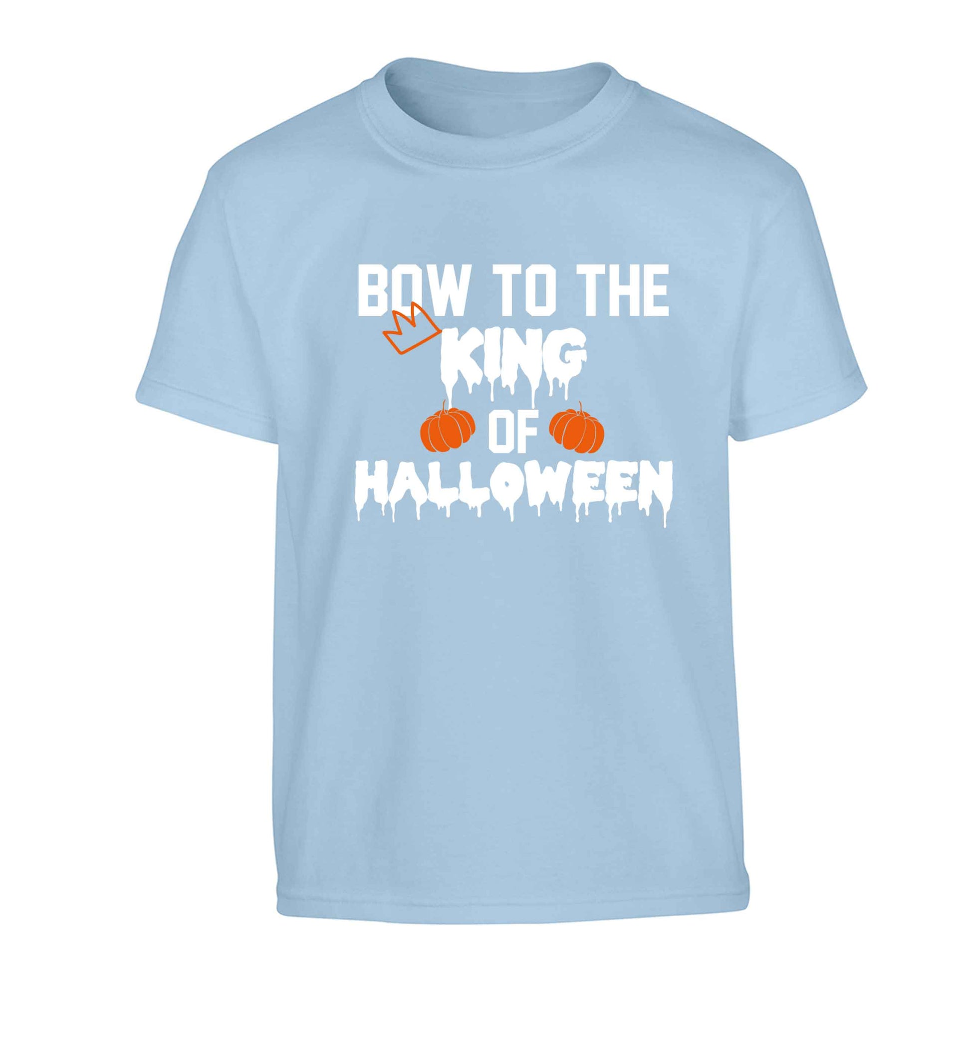 Bow to the King of halloween Children's light blue Tshirt 12-13 Years