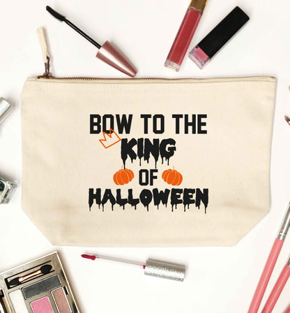 Bow to the King of halloween natural makeup bag