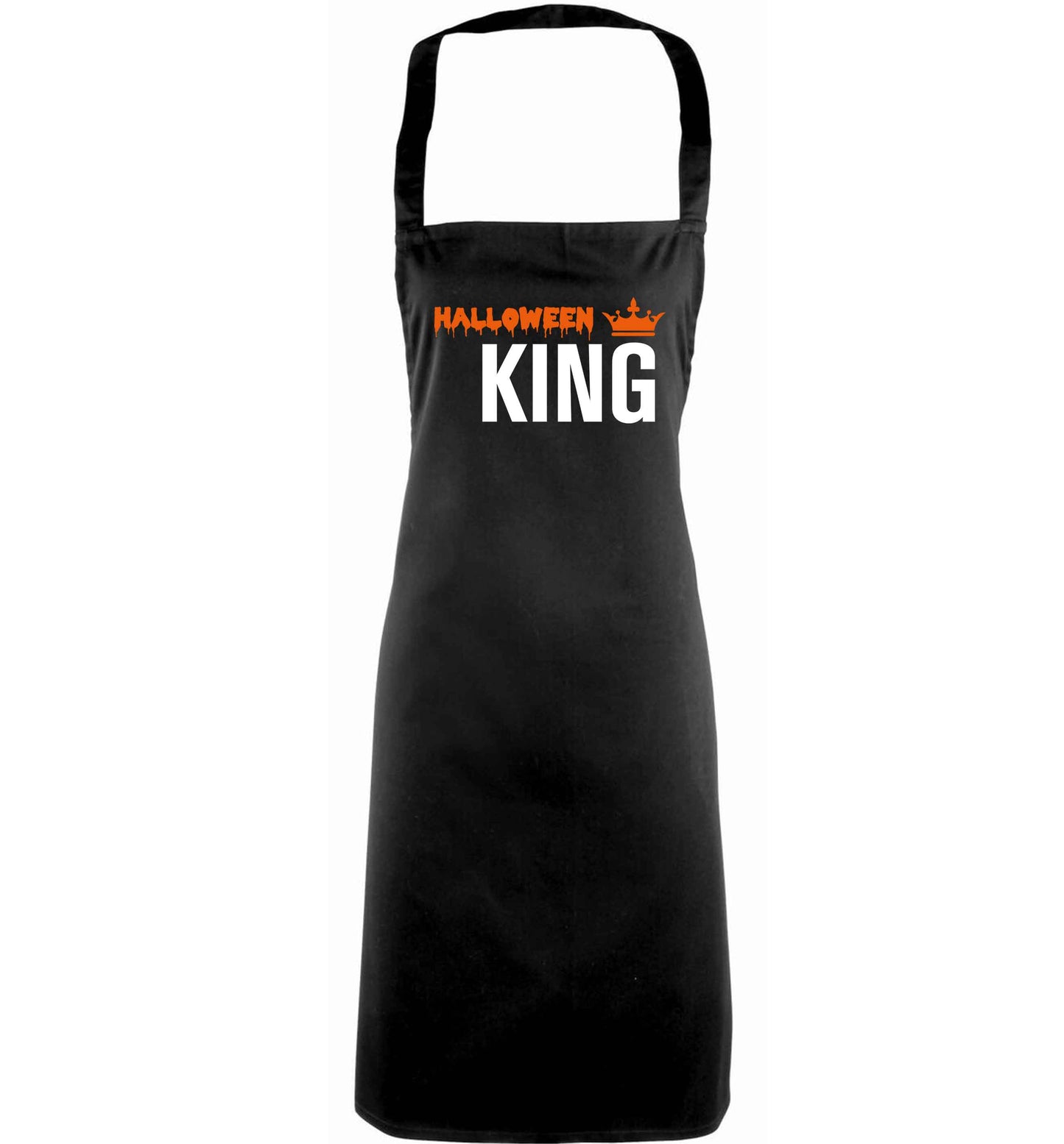Halloween king adults black apron