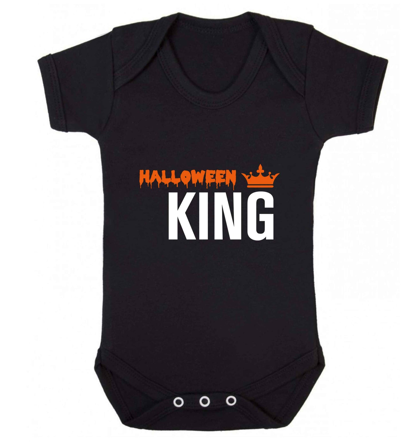 Halloween king baby vest black 18-24 months
