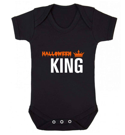 Halloween king baby vest black 18-24 months