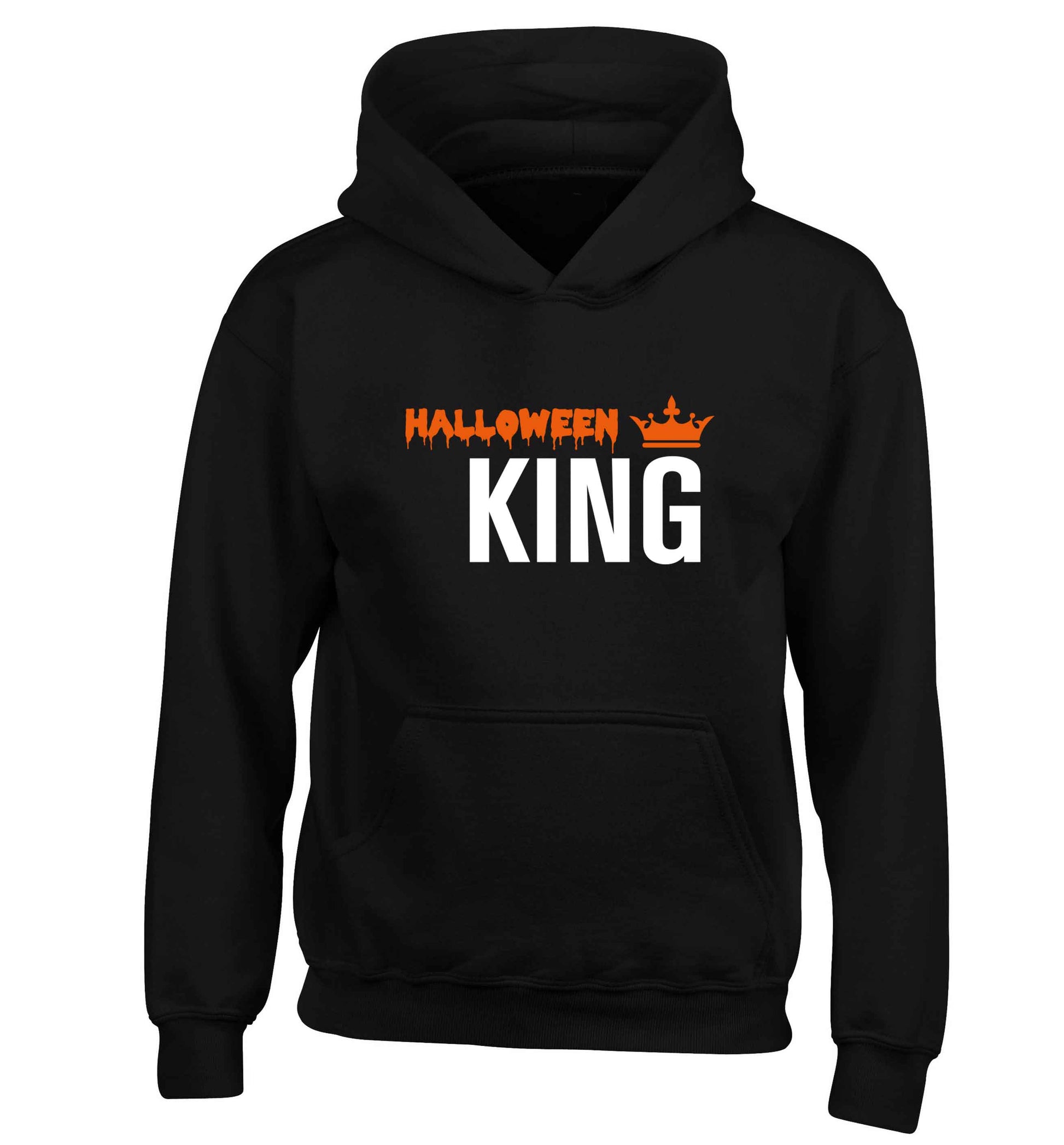 Halloween king children's black hoodie 12-13 Years