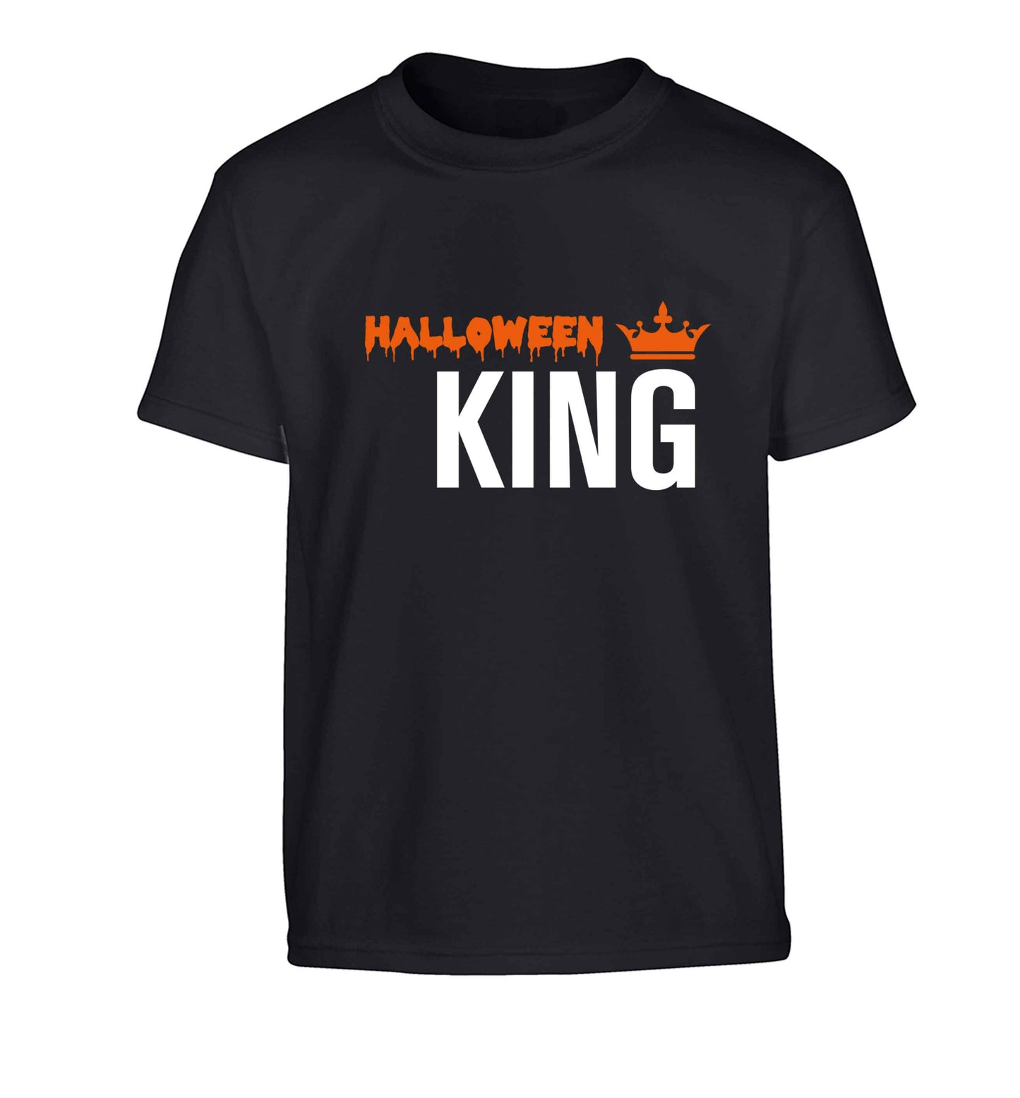 Halloween king Children's black Tshirt 12-13 Years