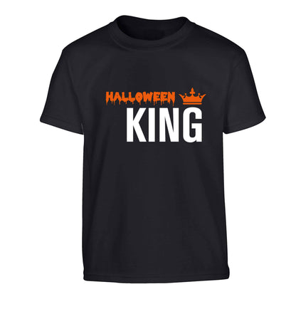 Halloween king Children's black Tshirt 12-13 Years