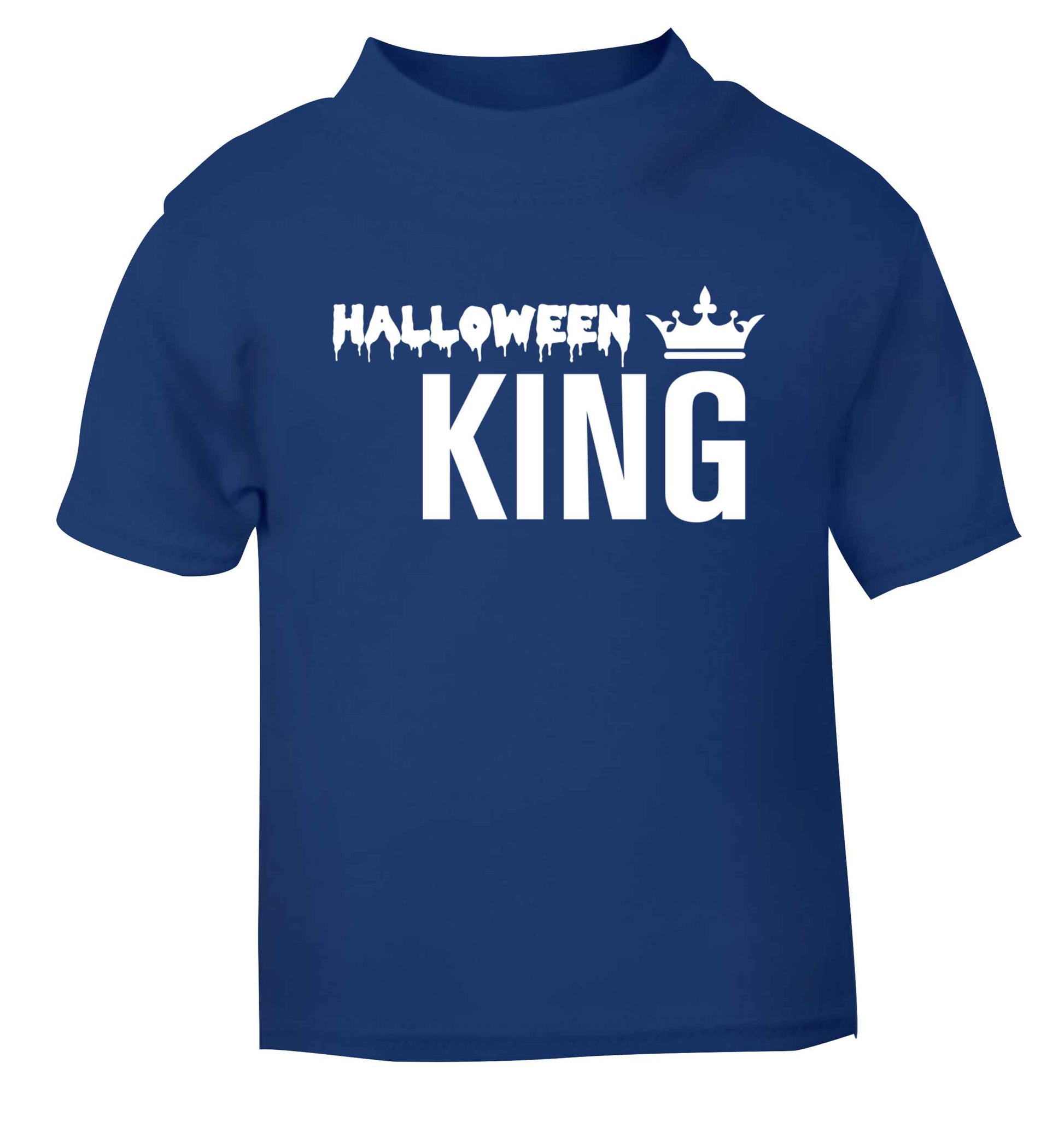 Halloween king blue baby toddler Tshirt 2 Years