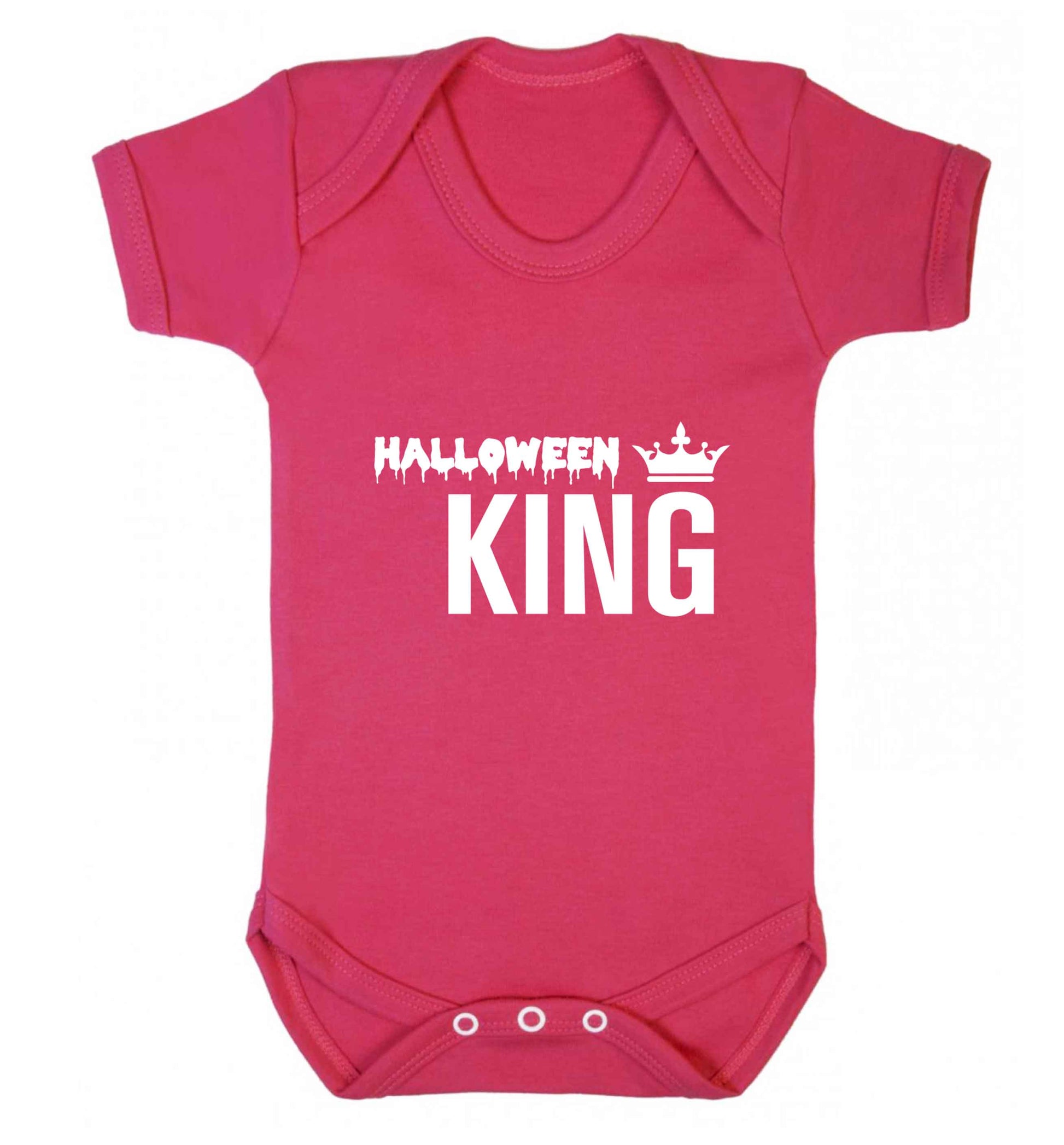 Halloween king baby vest dark pink 18-24 months