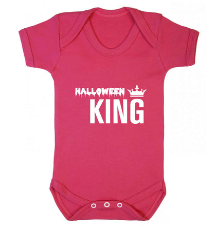 Halloween king baby vest dark pink 18-24 months
