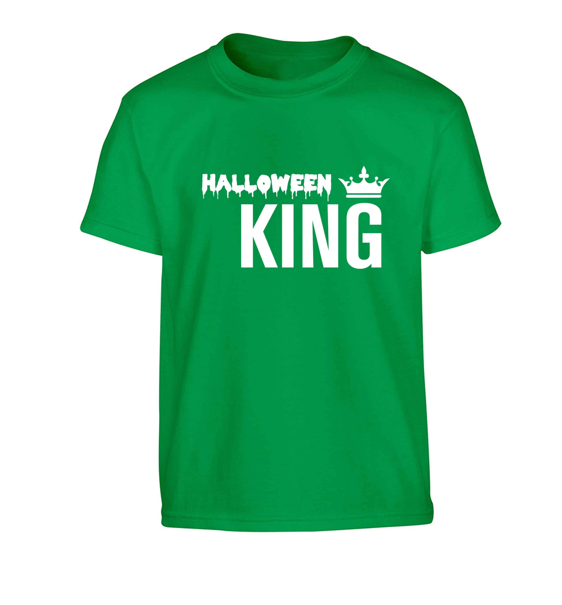 Halloween king Children's green Tshirt 12-13 Years