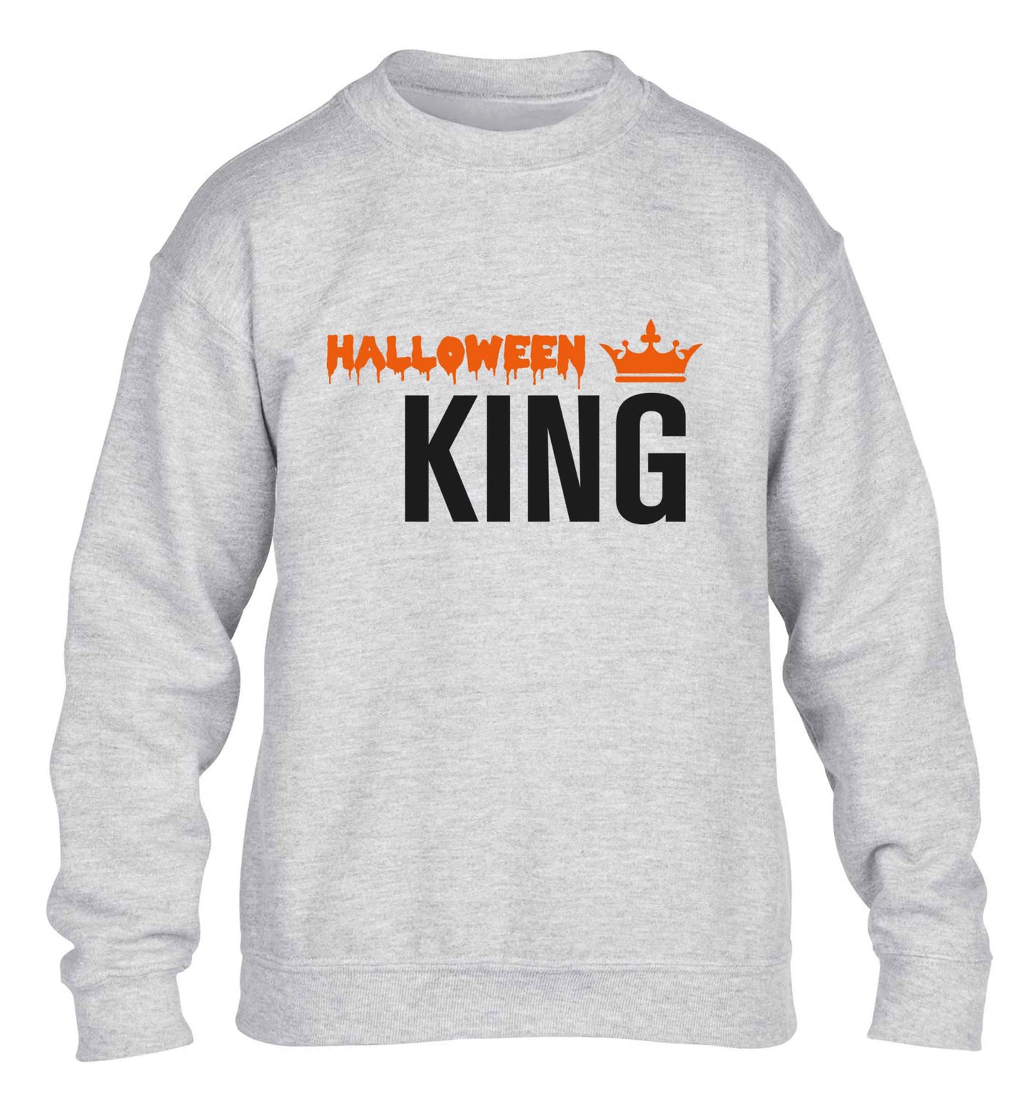 Halloween king children's grey sweater 12-13 Years