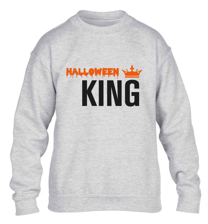 Halloween king children's grey sweater 12-13 Years