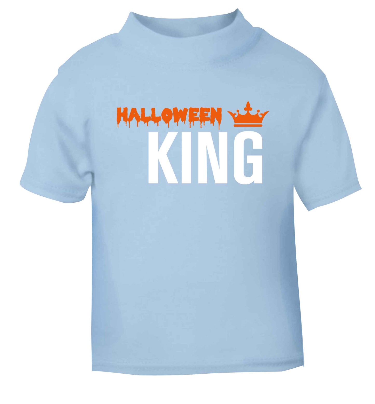 Halloween king light blue baby toddler Tshirt 2 Years