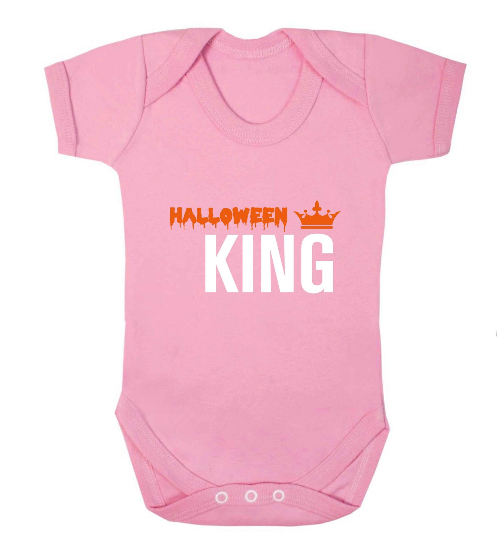 Halloween king baby vest pale pink 18-24 months