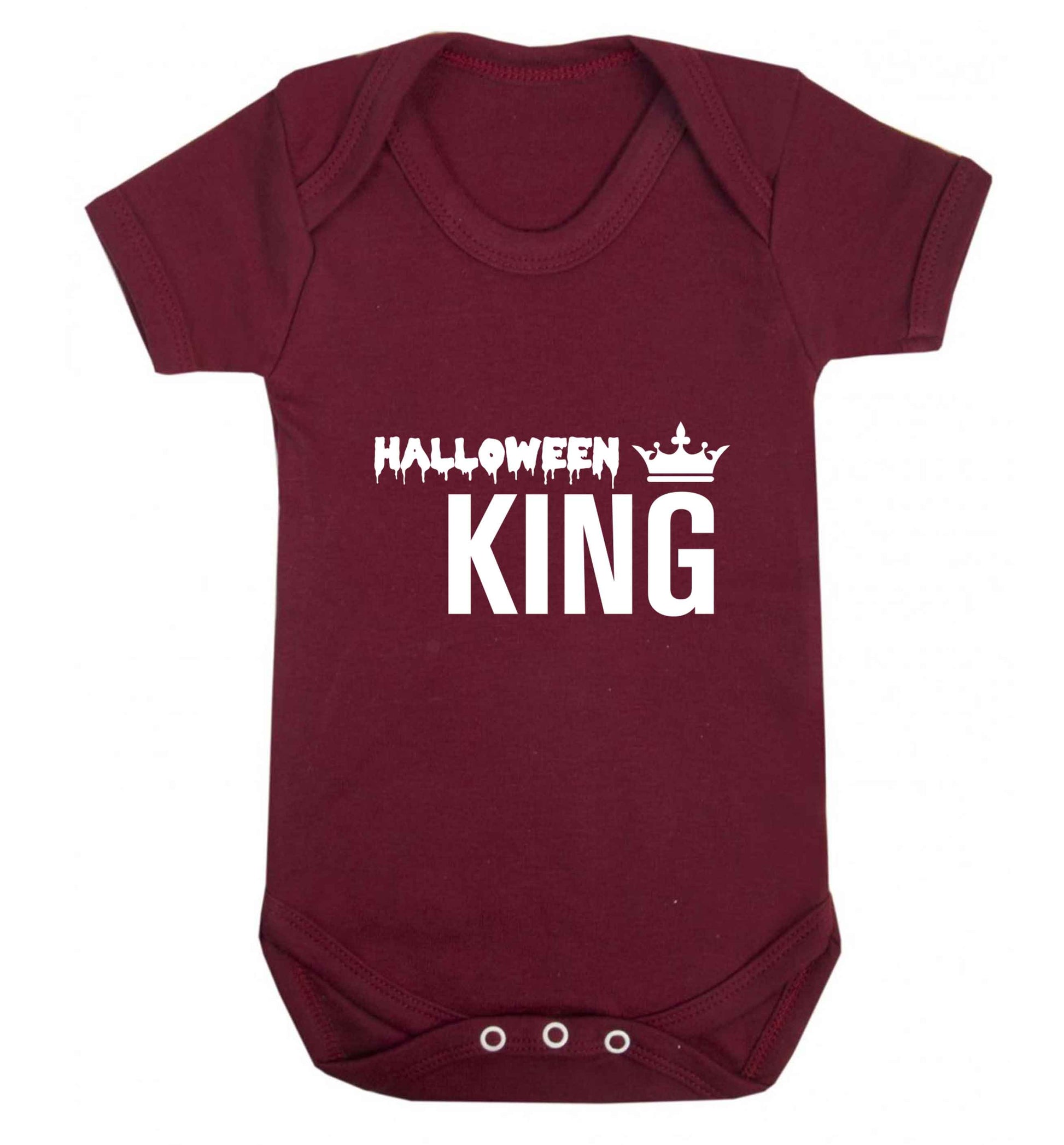 Halloween king baby vest maroon 18-24 months