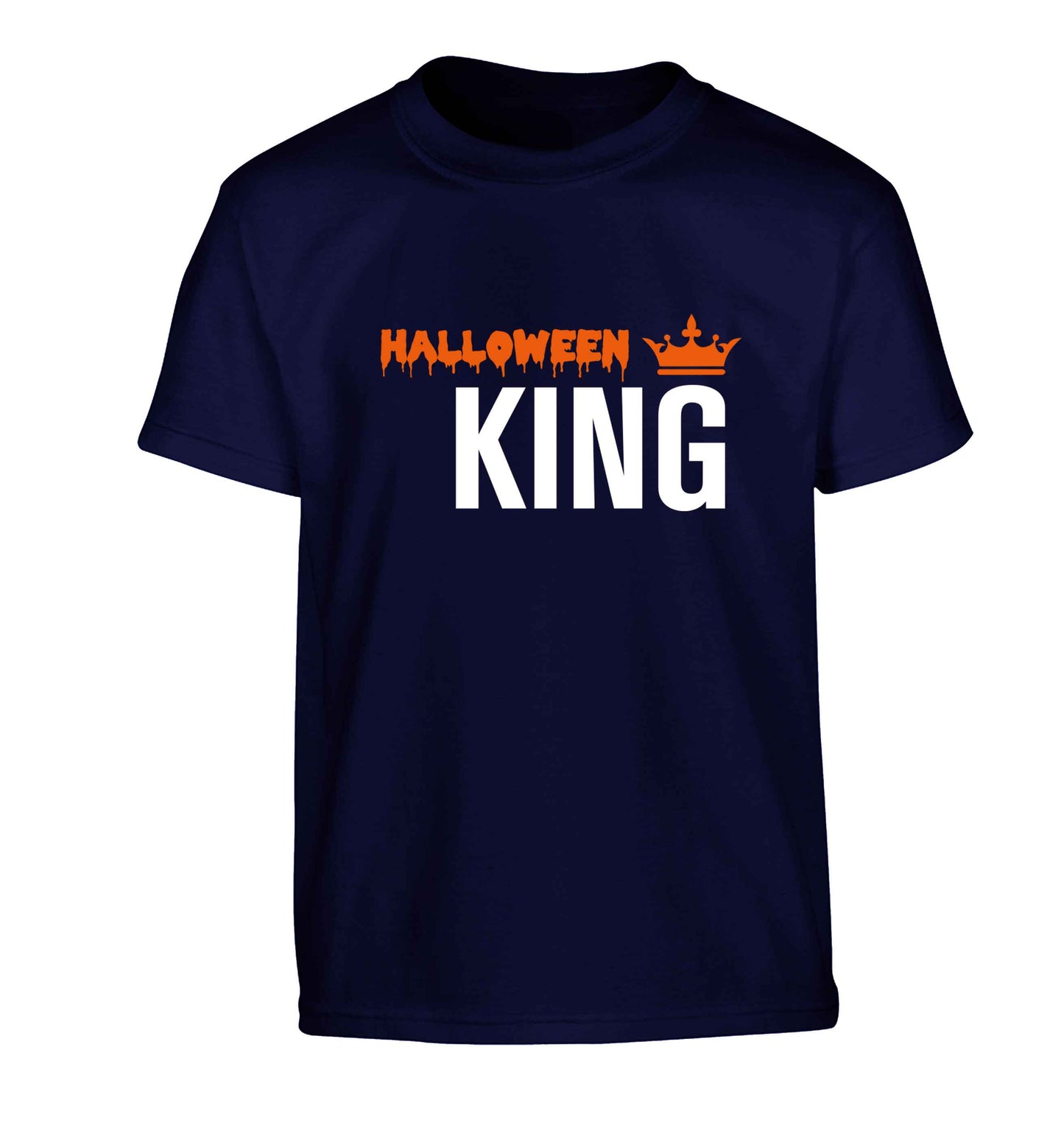 Halloween king Children's navy Tshirt 12-13 Years
