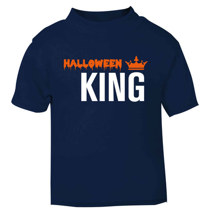 Halloween king navy baby toddler Tshirt 2 Years