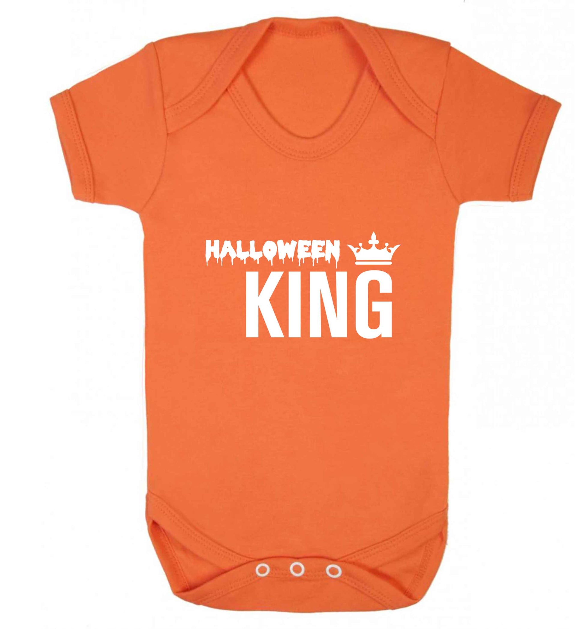 Halloween king baby vest orange 18-24 months