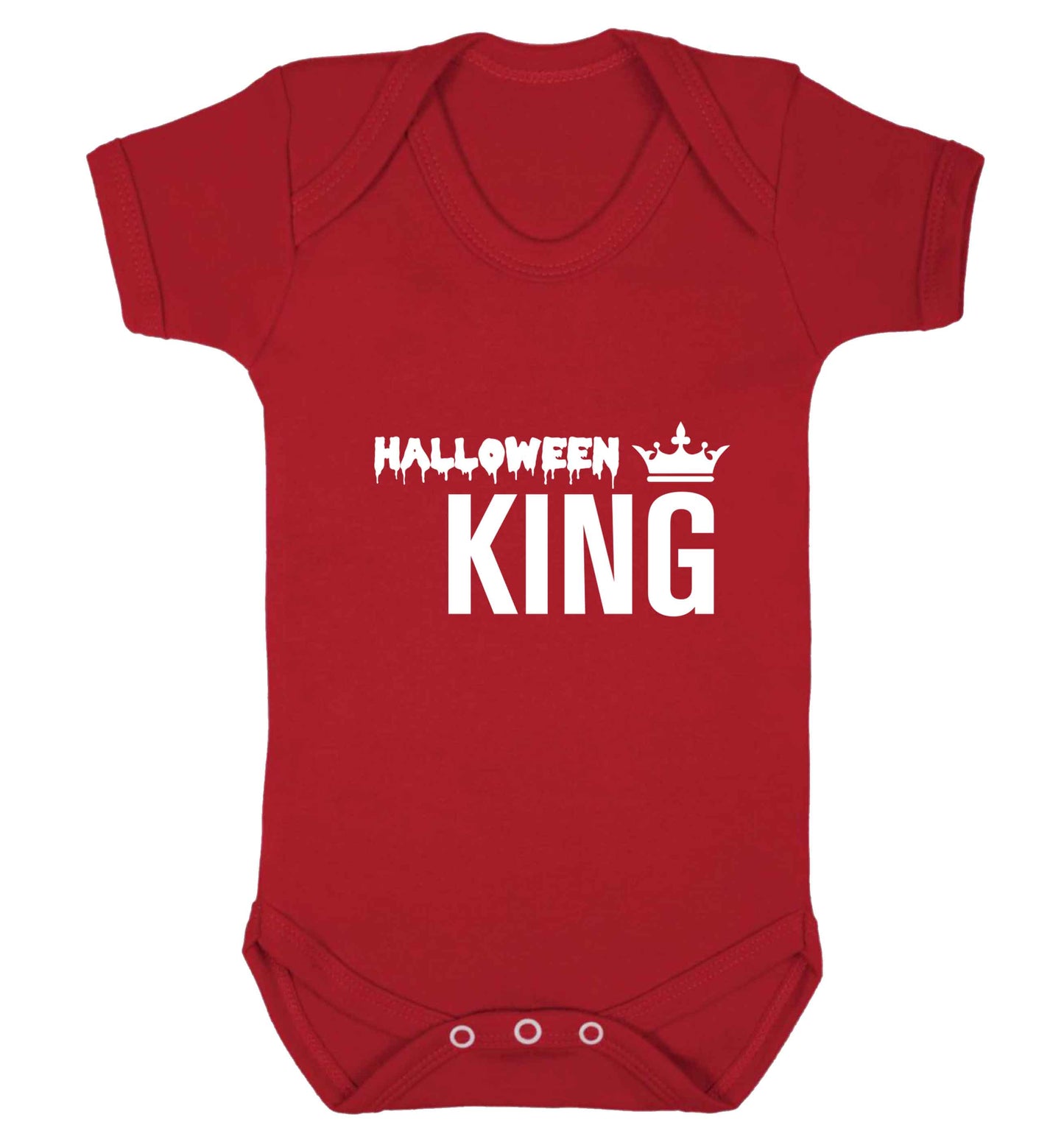 Halloween king baby vest red 18-24 months