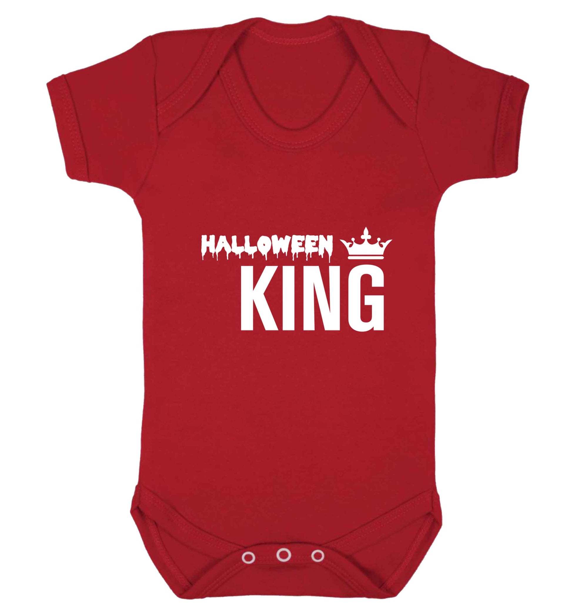 Halloween king baby vest red 18-24 months