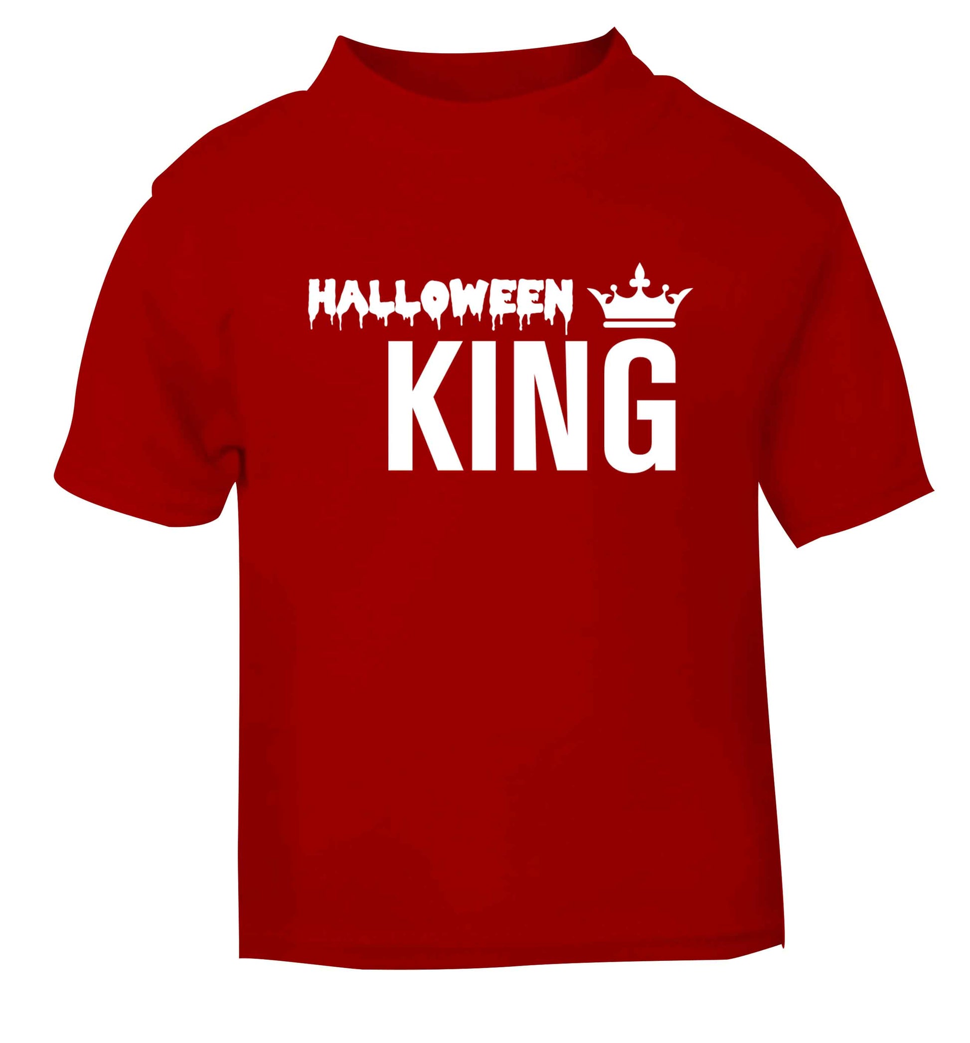 Halloween king red baby toddler Tshirt 2 Years