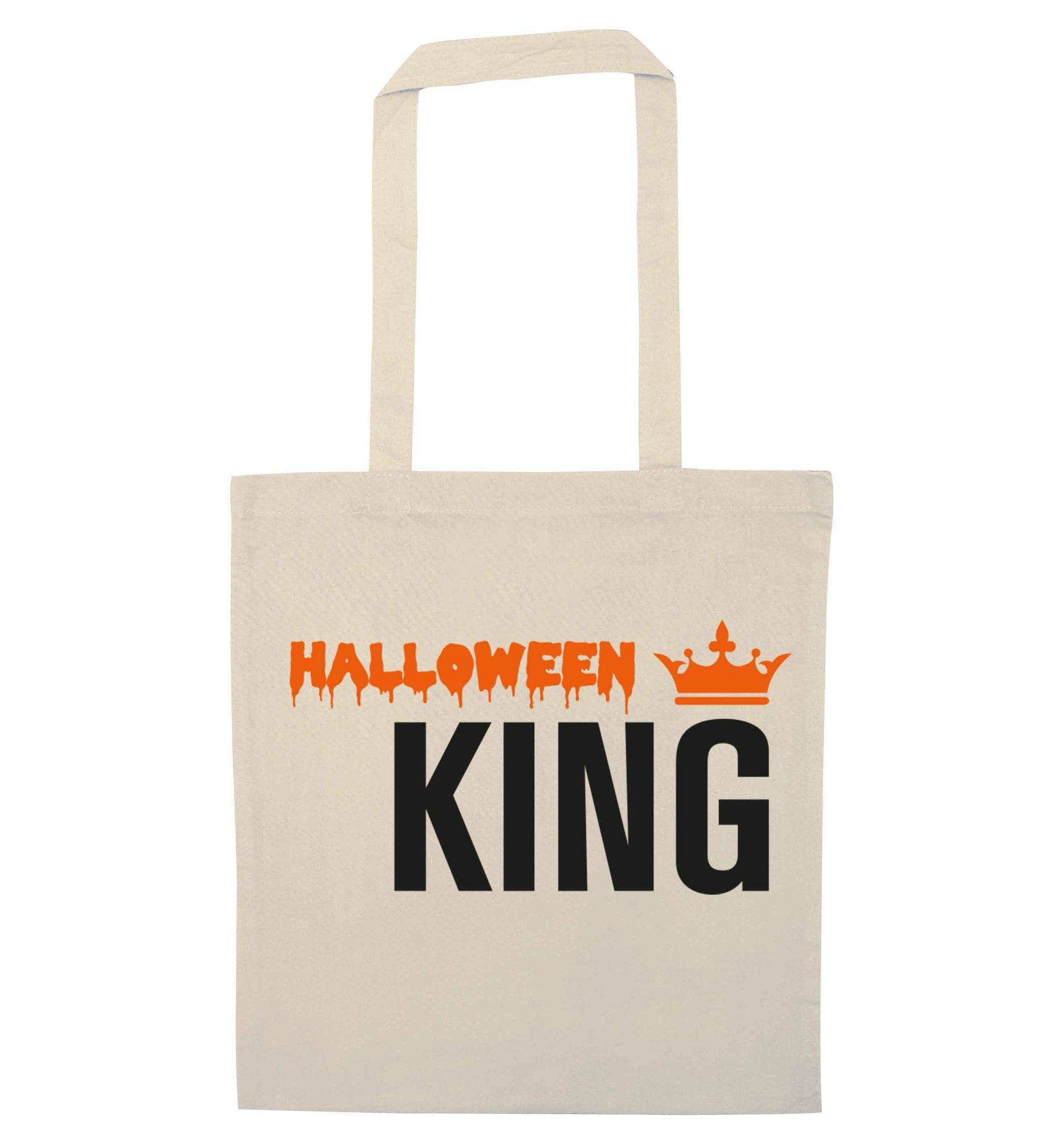Halloween king natural tote bag