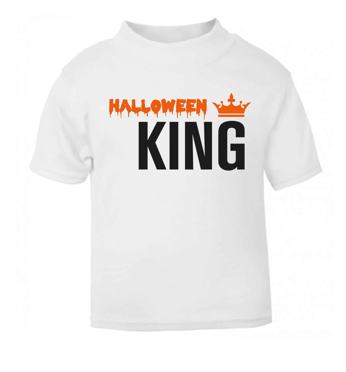 Halloween king white baby toddler Tshirt 2 Years