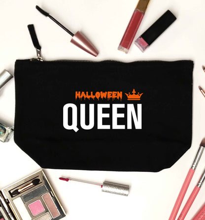 Halloween queen black makeup bag