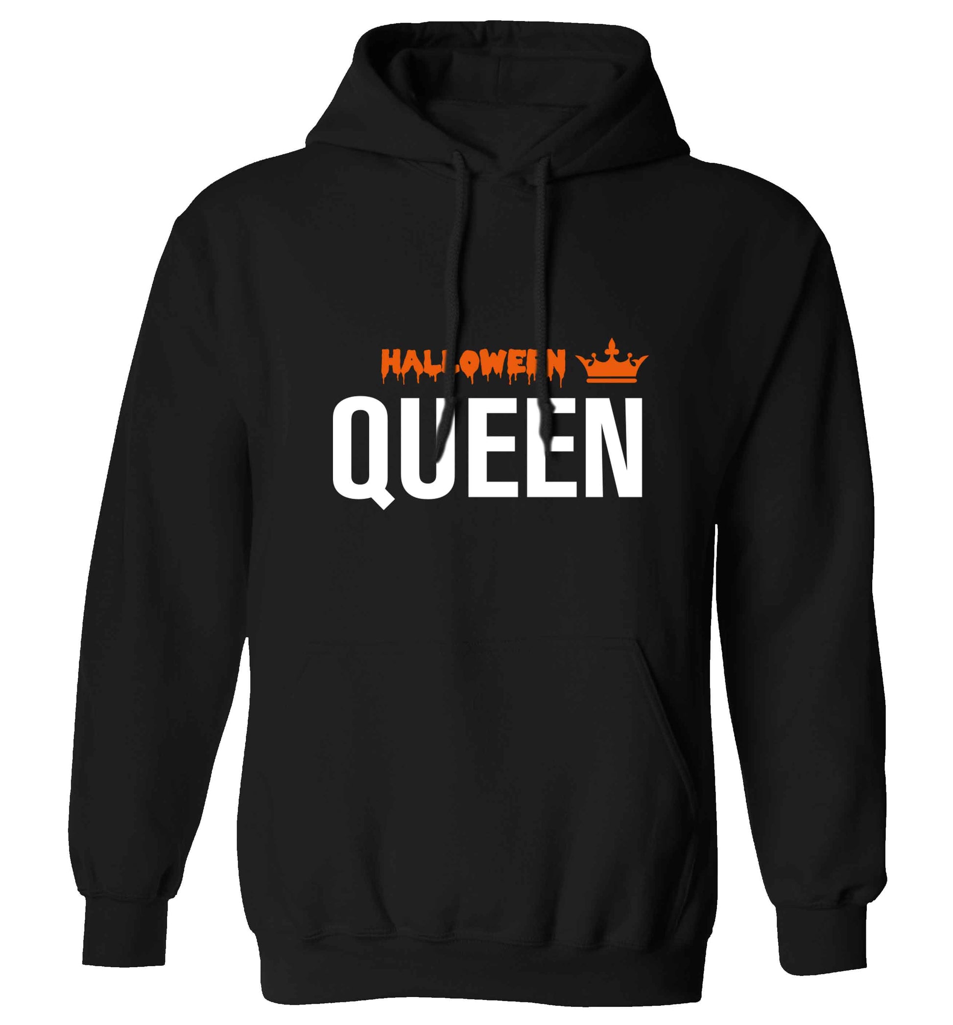 Halloween queen adults unisex black hoodie 2XL