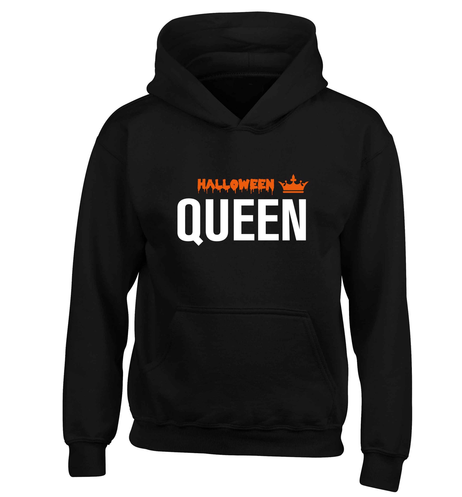 Halloween queen children's black hoodie 12-13 Years