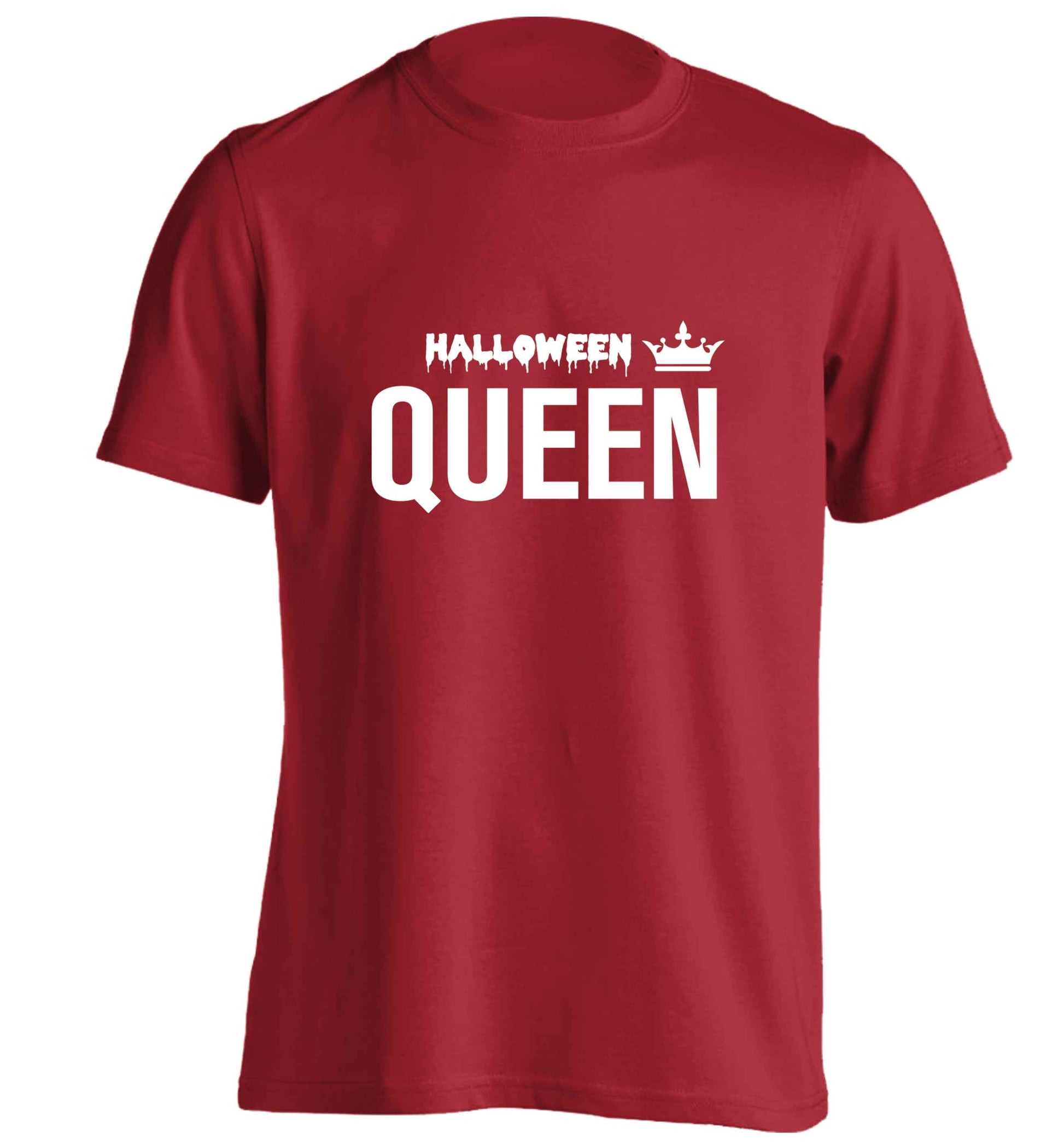 Halloween queen adults unisex red Tshirt 2XL
