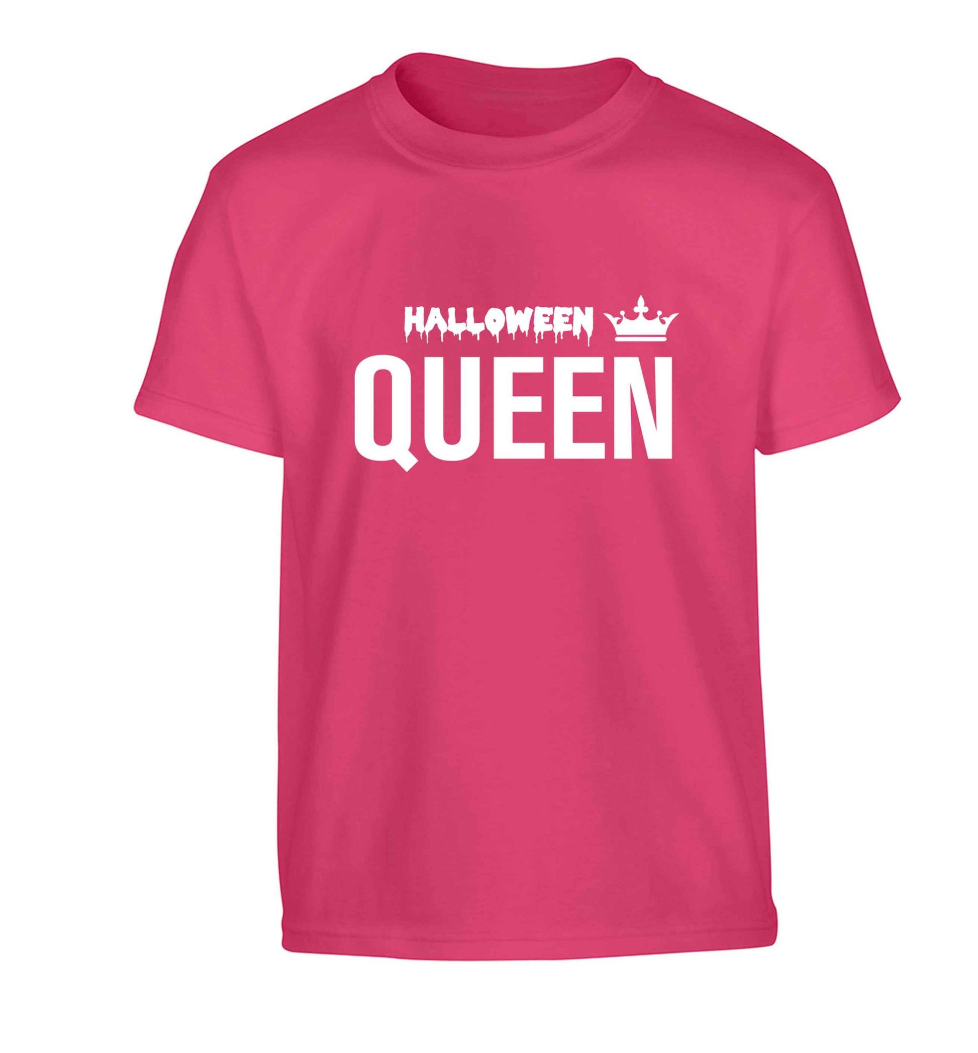 Halloween queen Children's pink Tshirt 12-13 Years