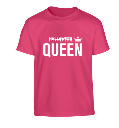 Halloween queen Children's pink Tshirt 12-13 Years