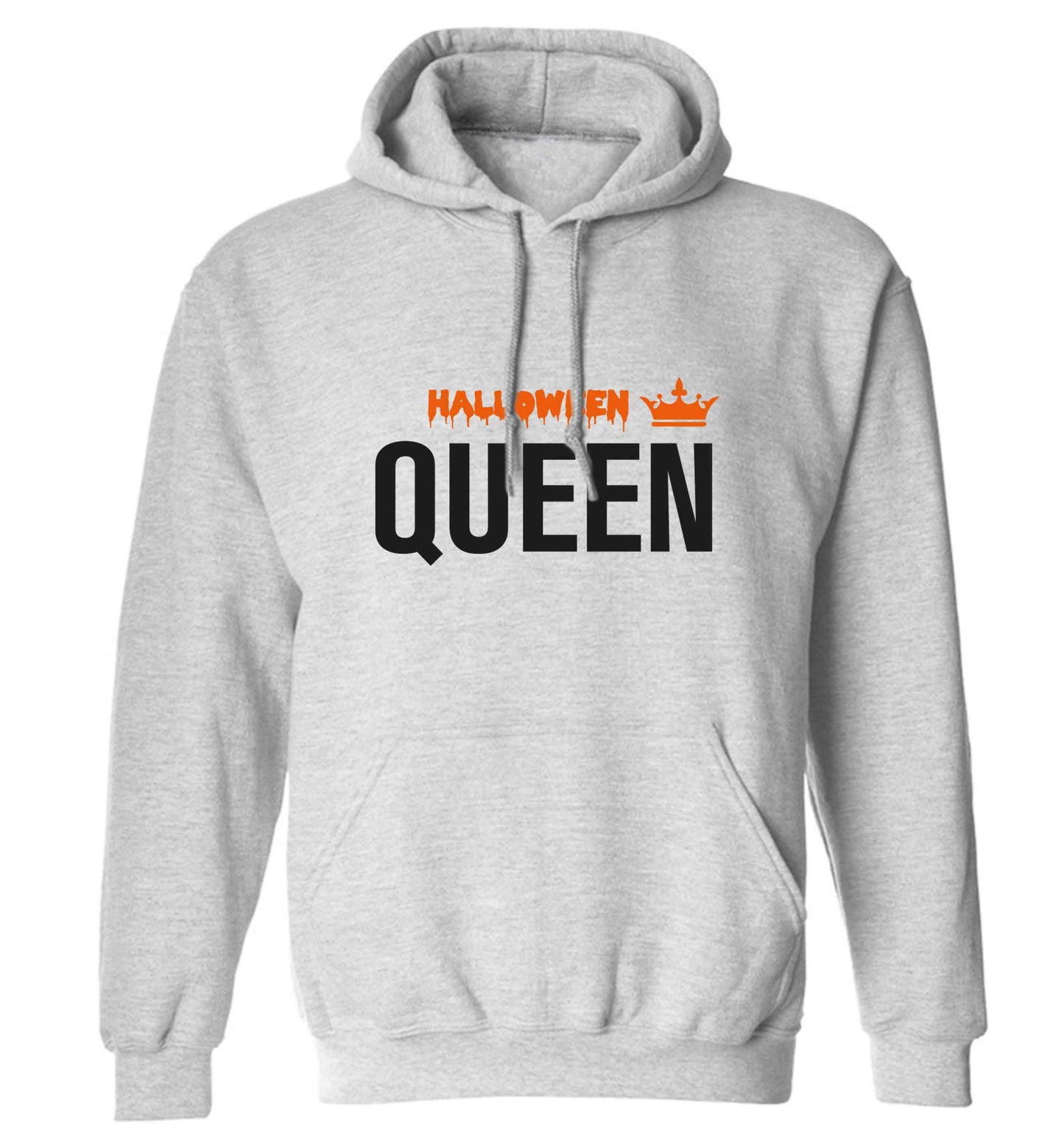 Halloween queen adults unisex grey hoodie 2XL