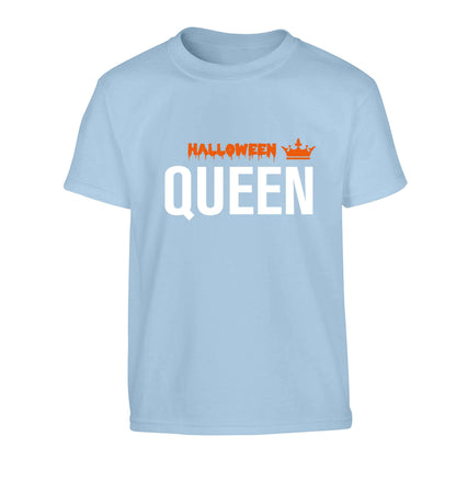 Halloween queen Children's light blue Tshirt 12-13 Years