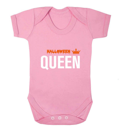 Halloween queen baby vest pale pink 18-24 months