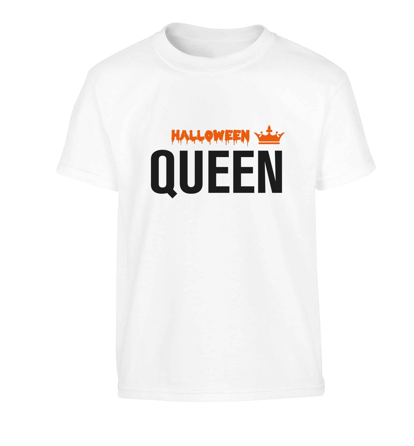 Halloween queen Children's white Tshirt 12-13 Years