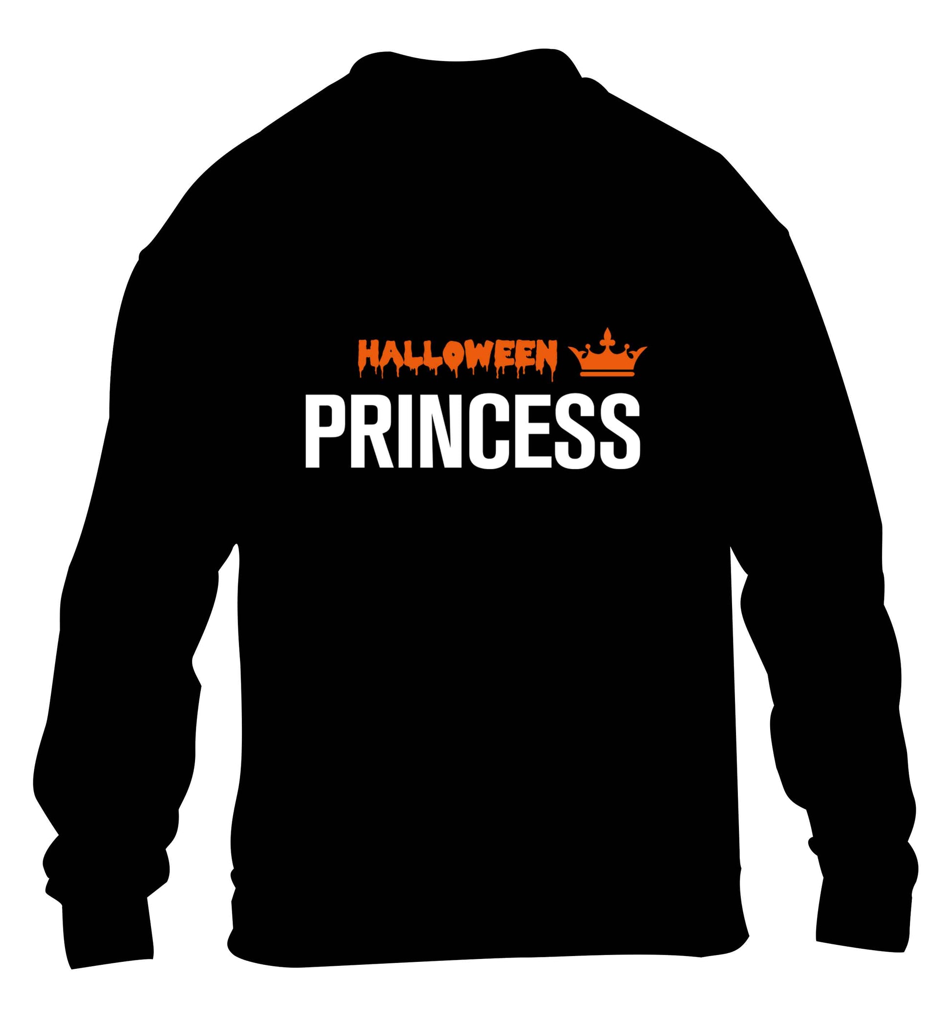 Halloween princess children's black sweater 12-13 Years